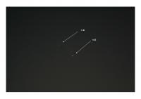 木星と土星の拡大写真