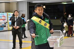 自殺予防対策駅頭キャンペーン