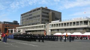 戸田市消防出初式　整列全体図