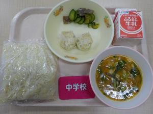 7月8日給食の写真