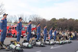 令和７年新人職員訓練展示の様子