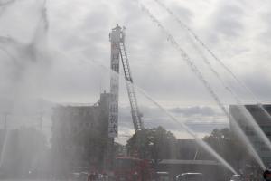 令和７年一斉放水の様子