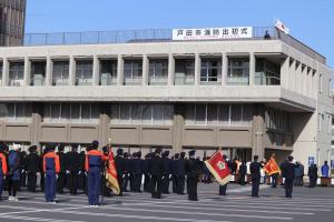 観閲式の様子